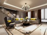 长江国际美式风格130平米三居室装修案例