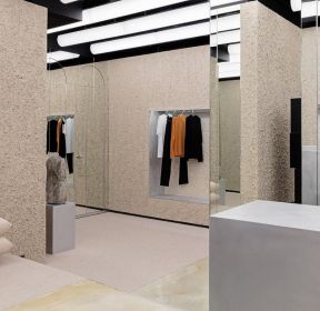 无锡简约风格服装店铺装修效果图-每日推荐