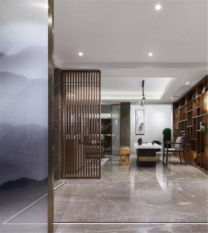 同济晶萃185平别墅项目装修设计案例——上海腾龙别墅设计