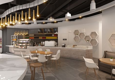 浦东新区五星路企业公馆咖啡店装修设计