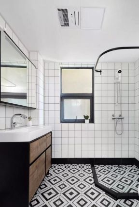 卫生间淋浴房设计图 卫生间淋浴房背景墙