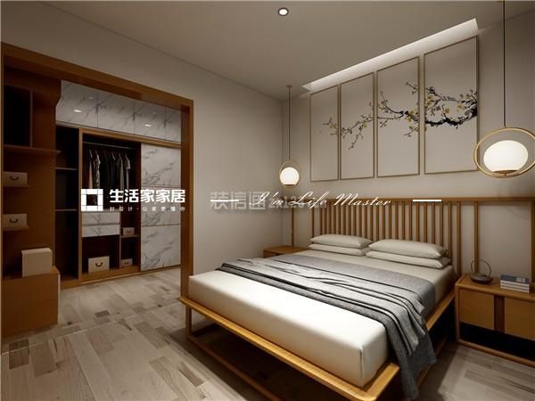 中式风格别墅卧室