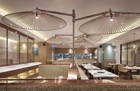 中餐厅的设计装修 中餐厅设计案例 中餐厅店面设计 