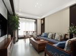 2023青岛中式新房客厅茶几装修效果图