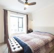 北京美式风格老房卧室风扇灯装修图片