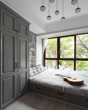 卧室榻榻米设计图片 欧式卧室效果 欧式卧室效果图 