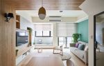 绿地海湾现代风格78平米二居室装修案例