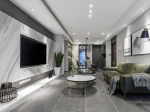 新力东园二居室现代风格110平米装修设计案例
