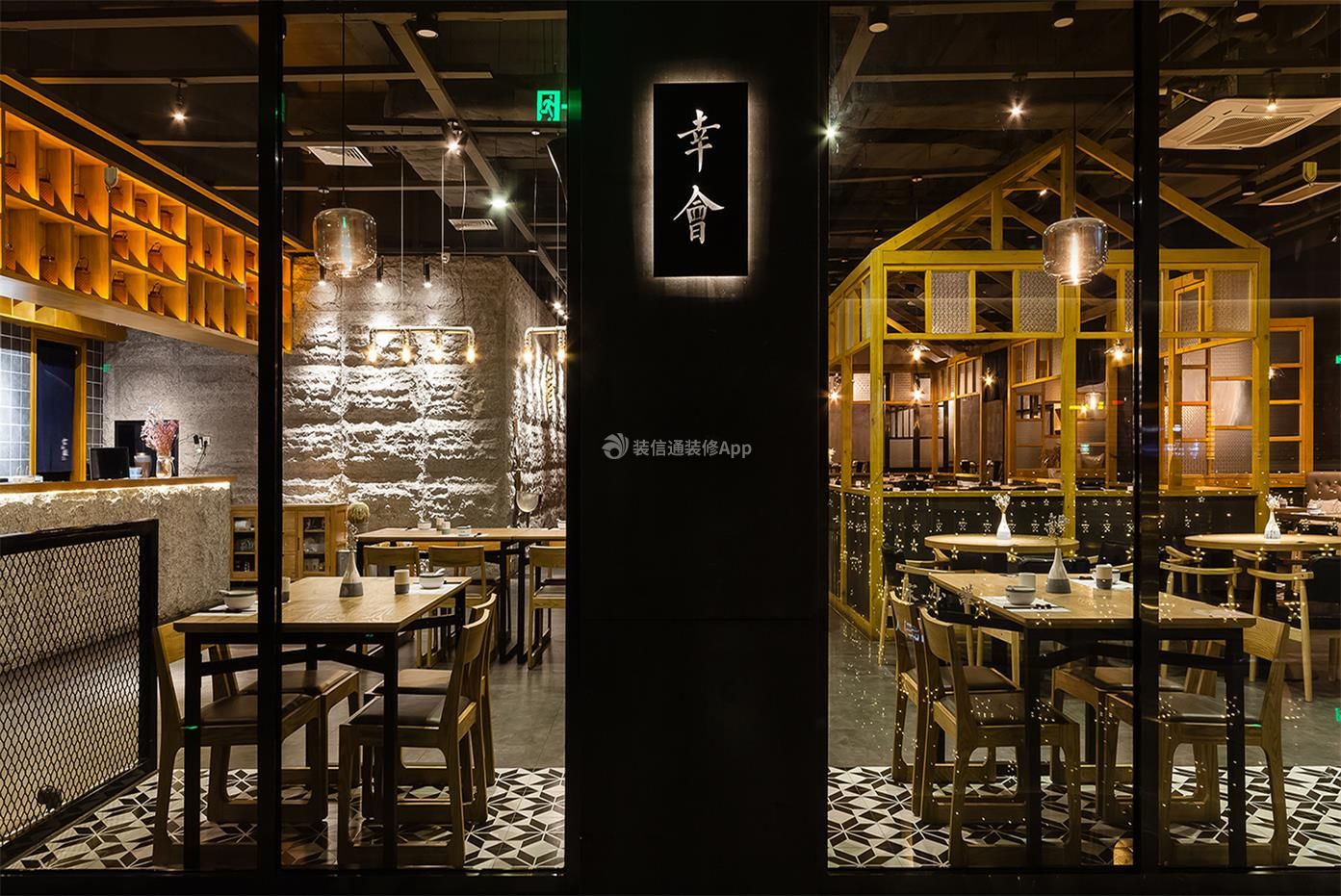 武汉餐厅门面装修设计图片