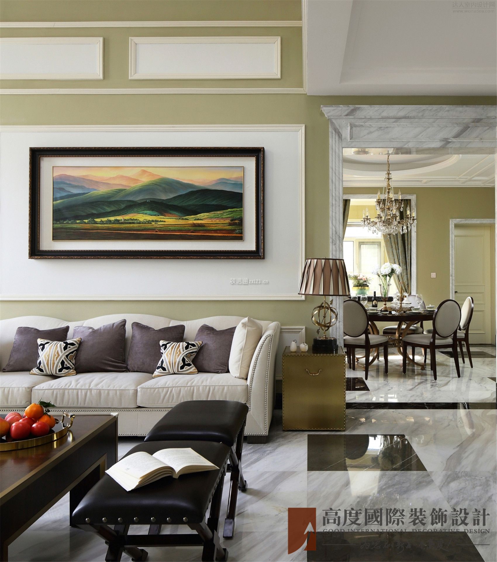 美式风格客厅效果图 美式风格客厅家具
