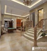 东海水景城别墅600平欧式风格装修案例
