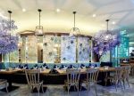 武汉饭店餐厅卡座沙发装修设计图片