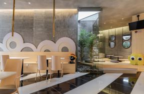 2023武汉饭店餐厅地砖装修设计图