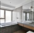 北京140平米大户型卫生间浴缸装修效果图