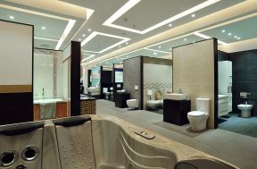上海现代简约风格卫浴门店设计效果图 