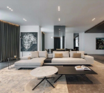碧桂园凤凰山庄现代风格98平米三居室装修设计案例