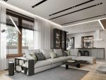 博府丽景湾现代风格130平米三居室装修案例