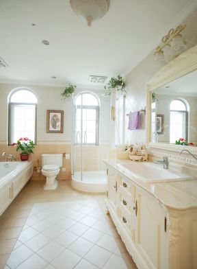 无锡别墅卫生间淋浴房装修实景图