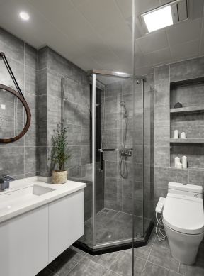 现代卫生间装修设计 现代卫生间设计 现代卫生间图片