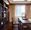 广州135平中式风格家庭书房装修效果图