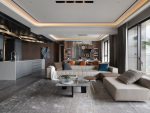 青山翠谷现代风格120平米三居室装修设计案例