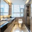 南京现代风格三室二厅卫生间装修图