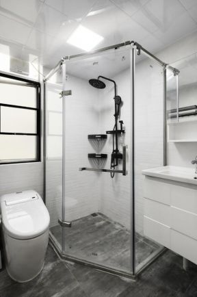 卫生间淋浴房装修效果图 卫生间淋浴房设计图 整体淋浴房图片