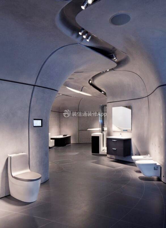 广州卫浴展厅装修装潢效果图片