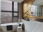 金科博翠山中式风格126平米三居室装修效果图案例