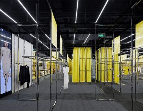 服装工厂展厅装修设计图片2569广州服装展厅装修设计效果图片1886600