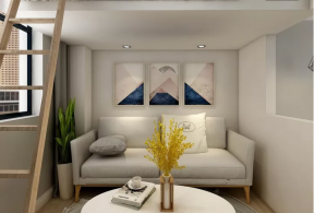 现代风格36平米小户型客厅沙发装修效果图