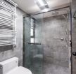 南京100平现代卫生间干湿分离装修设计