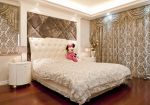南京100平欧式卧室软包背景墙装修设计