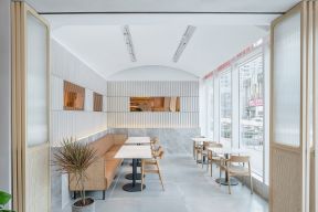 广州120平简约风格茶餐厅装修设计图
