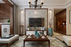 中式客厅装饰柜