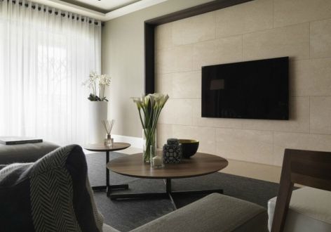 纯水岸国际150平米现代风格三居室装修案例