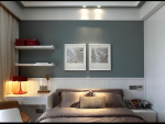 中南·尚景阅现代风格99平米三居室装修效果图案例