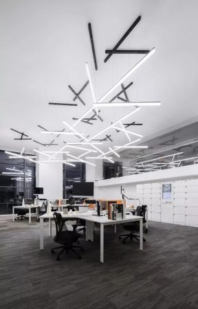 办公室吊顶装修效果图 简约办公室设计效果图 简约办公室设计