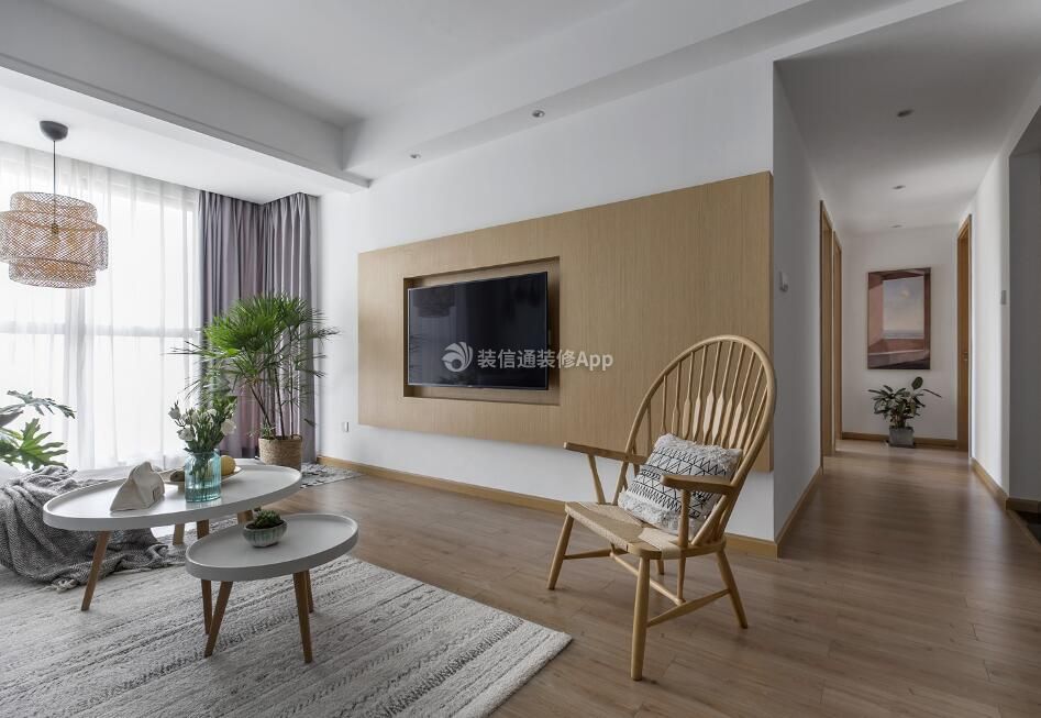 南京北欧风格房子客厅室内装饰设计图
