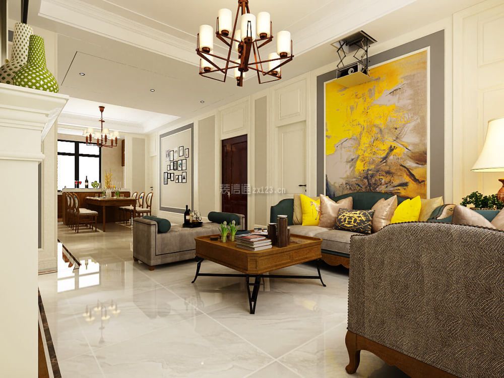美式风格客厅图 美式风格客厅沙发