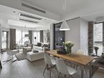 中南·尚景阅现代风格100平米三居室装修效果图案例