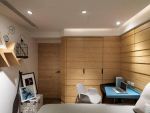 蓝光雍锦半岛现代风格126平米三居室装修效果图案例