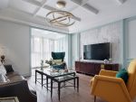 蓝光·星悦半岛混搭风格120平米三居室装修效果图案例