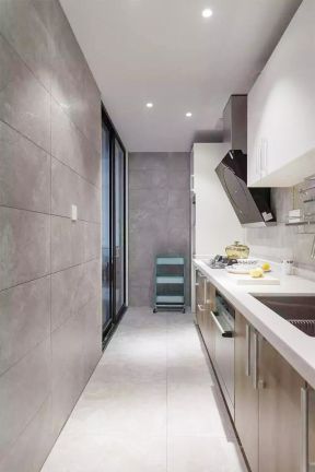 南京市现代风格家庭厨房室内设计图片