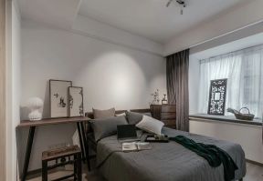 南京现代禅意风格卧室室内装潢设计图