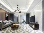 中铁·逸都国际现代风格168平米三居室装修效果图案例