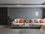首钢·贵州之光现代风格120平米三居室装修效果图案例