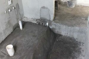 卫生间地面防水施工