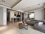 海信岱岳府现代风格103平米三居室装修设计案例