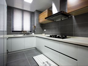 厨房墙砖效果图 厨房白色橱柜 